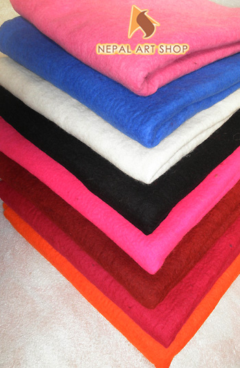 felt craft, felted wool fabric, felted wool fabric sheets, Nepal Art Shop, felt craft creation, felt sheets, free shipping