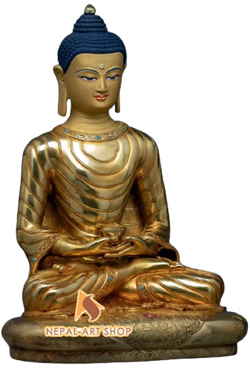 Amitabha Buddha Statue, Amitābha statue, Amitāyus statue for sale, amitabha buddha statue collection, Handmade, Nepal, Statues, Arts & Crafts, Nepal Art Shop