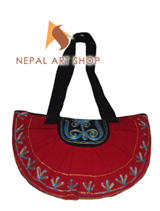 cotton sling bags, cotton sling crossbody bag, cotton sling bags supplier, cotton boho bags made in Nepal, Nepal cotton bags wholesaler