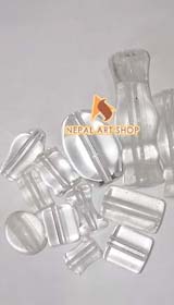 clear beads, clear faceted beads, recycled glass beads, recycled glass beads wholesale, spacer beads, jewelry making