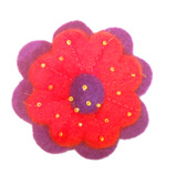 brooches, handmade felt brooches, Felt hair clip, Felt craft brooches, Felt flower brooches