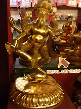 Ganesh Statue, Ganesha statue Crafts, Ganesh statue made in Nepal, 
Ganesh Sculpture, Dancing Ganesha statue, Copper Ganesh Statue, Gold Plated Ganesh statue