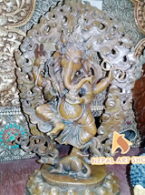 lord Ganesh statue, Hindu God Sculpture, Ganesh Figure,
handmade statue craft, Nepali artists Ganesh statue,
brass statue craft, Ganesh Garden Statue