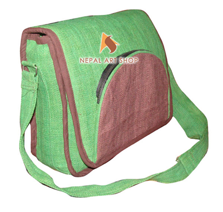 Hemp Laptop bags are design with multiple pockets inside out for having laptop and accessories your personnel need inside bags during travel, office or outdoor activities. Hemp laptop bags, hemp bag, handbags, backpacks, fanny packs wholesaler from Nepal Kathmandu also exporter of hemp clothing fabrics, hemp yarn, hemp products in wholesale bulk . As per your demand we can develop new design and quantity you wish. 
Made out of green Cannabis (Hemp) plant fabric. Cannabis Sativa one of the most useful species, grows naturally Nepal’s Himalayan climate. Nepal’s Cannabis Sativa is famous among marijuana users worldwide for its natural high and unique flavour