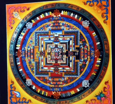 Kalchakra Mandala Thangka, Kalchakra Mandala Painting, buddhist kalachakra mandala, man dala, buddha painting, mandala art