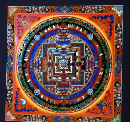 Kalchakra Mandala Thangka, Kalchakra Mandala Painting, buddhist kalachakra mandala, man dala, buddha painting, mandala art