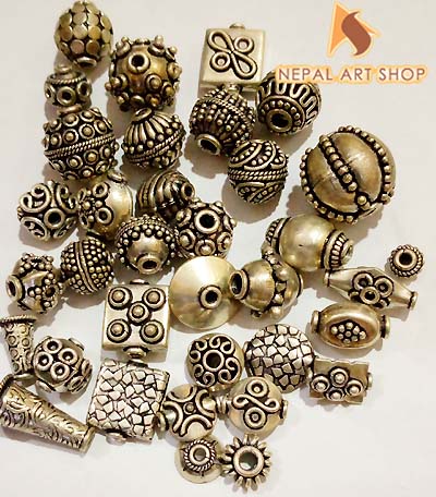 Metal beads for jewelry, handmade metal beads, metal beads and charms, handmade silver beads, solid brass beads, vintage metal beads,
beads for jewelry making