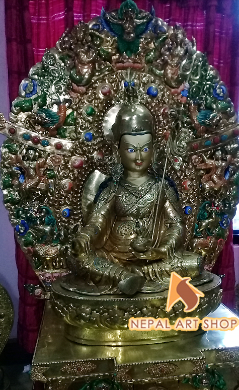 Padmasambhava Statues, Guru Rinpoche Statues, padmasambhava guru rinpoche, Padmasambhava Statue, Made in Nepal, Vajra Guru mantra, Buddhist God Padmasambhava