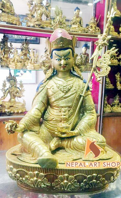 Padmasambhava Statues, Guru Rinpoche Statues, padmasambhava guru rinpoche, Padmasambhava Statue, Made in Nepal, Vajra Guru mantra, Buddhist God Padmasambhava