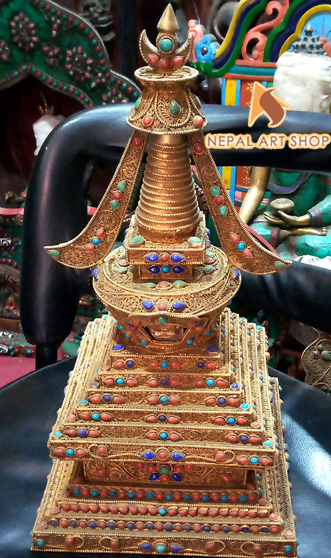 Stupa Temple Craft, Stupa, Buddhist Stupa, Hoard Statue, 
Stupas of Tibetan Spirit, stupa made in Nepal, Buddhist Ritual crafts for sale