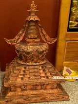 Stupa, Buddhist Stupa, Stupa temple craft, Buddhist ritual crafts for sale, bronze stupa, stupa meaning and purpose, stupa made in Nepal, Tibetan Stupa