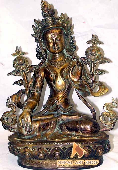 Goddess Tara, White Tara, Green Tara, Tara sculptures, Tara Figure, Tara Statues, Tibetan Tara Statue,  handmade statue in Nepal,
Tara statue in nepal, Statue Wholesale Exporter made in Nepal