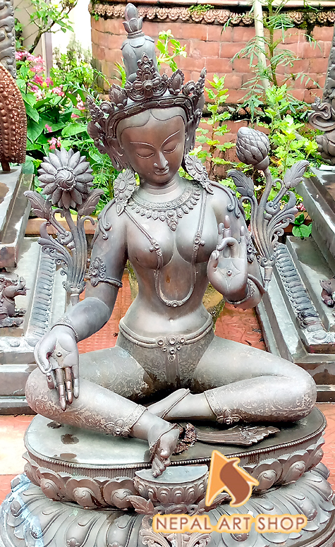 Goddess Tara, White Tara, Green Tara, Tara sculptures, Tara Figure, Tara Statues, Tibetan Tara Statue,  handmade statue in Nepal,
Tara statue in nepal, Statue Wholesale Exporter made in Nepal