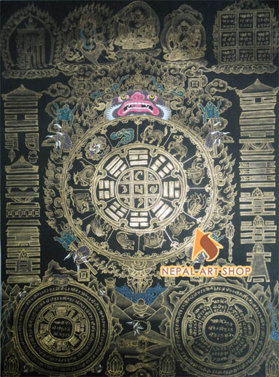 Thangka Painting, Japanese Thangka, Japanese Thangka Painting, Nepal Art Shop, Artwork, Free Shipping Worldwide