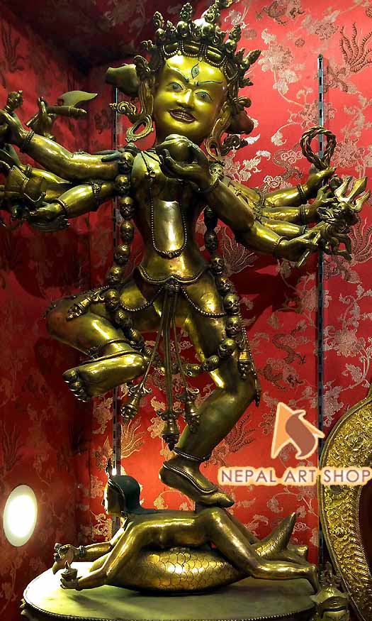 Tibetan Deities Statue, Mahakala staue, namse bangdzo, Milarepa Statue, Marpa, Karmapa Kagyu Statue, Gampoa Statue,
Tilopa, Naropa, Chenresiz statue, Demchhog Khorlo, Duikhor Statue, Kalchakra Statue, Vajrayani Buddhism, Nepal, Tibet, Buddha