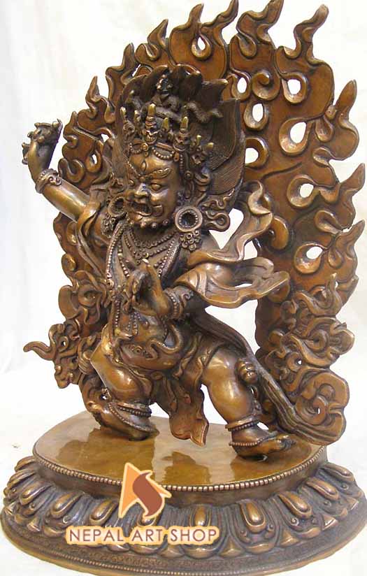 Tibetan Deities Statue, Mahakala staue, namse bangdzo, Milarepa Statue, Marpa, Karmapa Kagyu Statue, Gampoa Statue,
Tilopa, Naropa, Chenresiz statue, Demchhog Khorlo, Duikhor Statue, Kalchakra Statue, Vajrayani Buddhism, Nepal, Tibet, Buddha