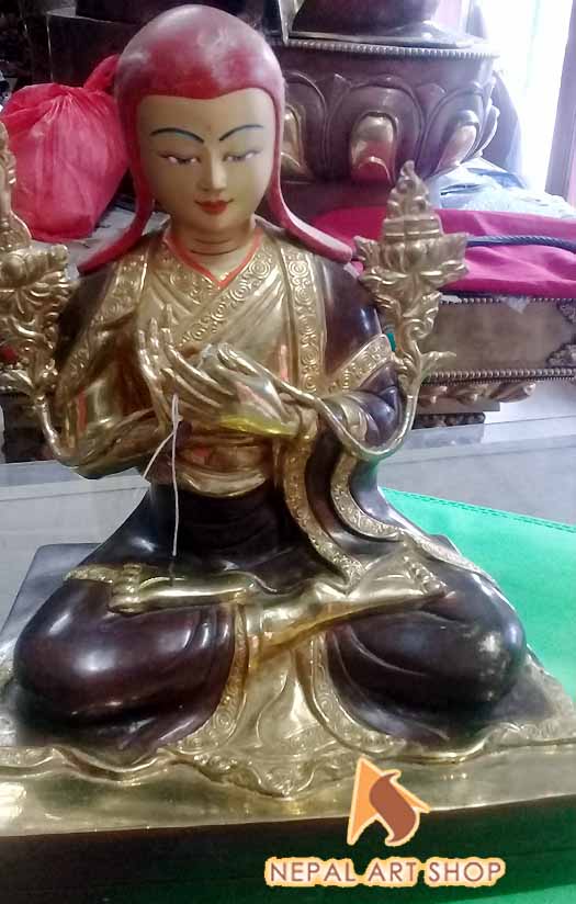 Tibetan Deities Statue, Mahakala staue, namse bangdzo, Milarepa Statue, Marpa, Karmapa Kagyu Statue, Gampoa Statue,
Tilopa, Naropa, Chenresiz statue, Demchhog Khorlo, Duikhor Statue, Kalchakra Statue, Vajrayani Buddhism, Nepal, Tibet, Buddha