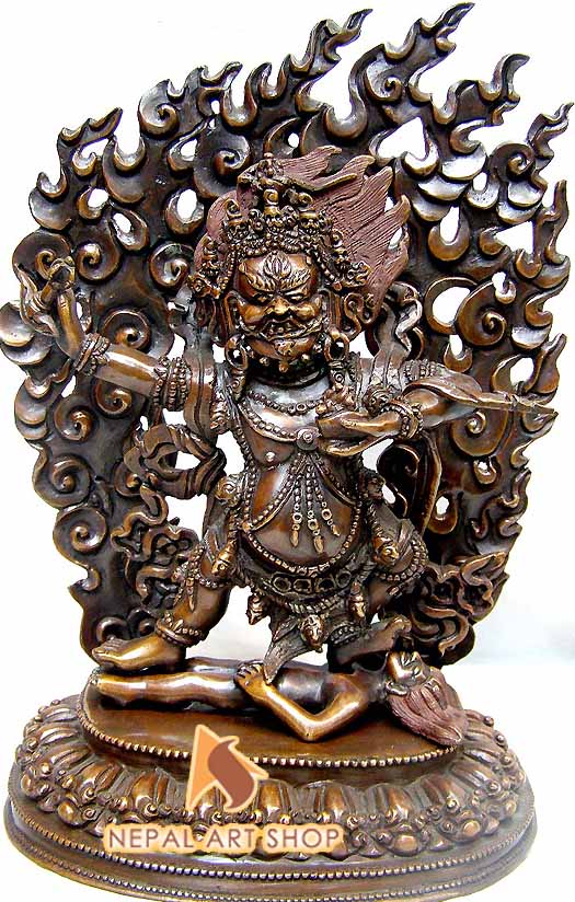 Tibetan Deities Statue, Mahakala staue, namse bangdzo, Milarepa Statue, Marpa, Karmapa Kagyu Statue, Gampoa Statue,
Tilopa, Naropa, Chenresiz statue, Demchhog Khorlo, Duikhor Statue, Kalchakra Statue, Vajrayani Buddhism, Nepal, Tibet, Buddha