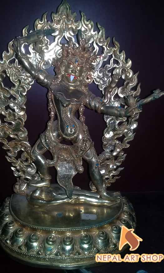 Tibetan Deities Statue, Mahakala staue, namse bangdzo, Milarepa Statue, Marpa, Karmapa Kagyu Statue, Gampoa Statue,
Tilopa, Naropa, Chenresiz statue, Demchhog Khorlo, Duikhor Statue, Kalchakra Statue, Vajrayani Buddhism, Nepal, Tibet, Buddha