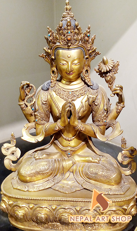 Vajrasattva Statue, Copper Vajrasatwa Statue Made in Nepal, Vajrasattva Sculptures, Vajrasattva Statue wholesale,
Mahayana, Mantrayana, Vajrayana Buddhist, Old bronze Nepali Vajrasattva statue, Vajrasattva Statue retail price