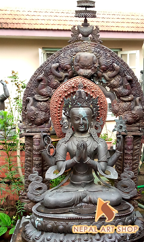 Vajrasattva Statue, Copper Vajrasatwa Statue Made in Nepal, Vajrasattva Sculptures, Vajrasattva Statue wholesale,
Mahayana, Mantrayana, Vajrayana Buddhist, Old bronze Nepali Vajrasattva statue, Vajrasattva Statue retail price