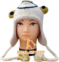 knitted woollen hats, nepali woolen cap, wool clothing from nepal,
monkey cap nepal, woolen cap price in nepal