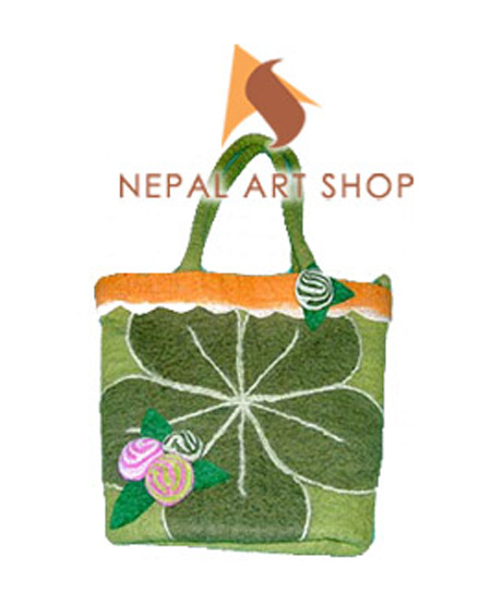 Felted Bag, Felt wool Bag, Tote Bags, Crossbody Bags, felt in nepal, felt and yarn, felt ball, felt industry, Nepal felt products