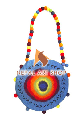 Felted Bag, Felt wool Bag, Tote Bags, Crossbody Bags, felt in nepal, felt and yarn, felt ball, felt industry, Nepal felt products