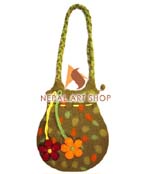 felt craft bags, handmade felt bags, felt in nepal, felt and yarn, felt ball, felt industry, Nepal felt products