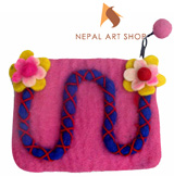 felt purses, felt craft, handbag, purse, Nepal felt purses, felt products