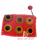 felt purses, felt craft, handbag, purse, Nepal felt purses, felt products