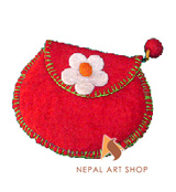 felt purses, felt craft, handbag, purse, Nepal felt purses, felt products