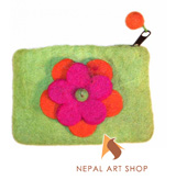 felt purses, felt craft, handbag, purse, Nepal felt purses, felt products