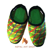 felt shoes, felt products, Nepal felt shoes, Nepal handmade felt shoes