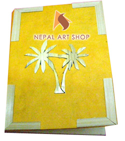 Lokta paper notebook, Nepali lokta paper notebook, handmade lokta paper notebook from Nepal, Nepal made lokta paper notebook, lokta paper products handmade in Nepal