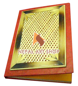 Lokta paper notebook, Nepali lokta paper notebook, handmade lokta paper notebook from Nepal, Nepal made lokta paper notebook, lokta paper products handmade in Nepal