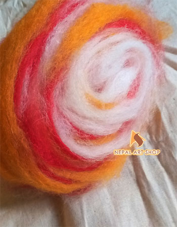 felt wool roving, felted wool, felt wool and yarns, felt wool fabric and yarns, 100% wool felt fabric, felting yarn, felting techniques, needle felting