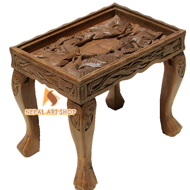 hand carved living room tables, kashmiri walnut,
wood carving, furniture, modern tables designs