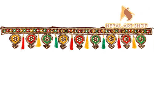 Torans, window valance, bandarwal, door topper, Window Hanging