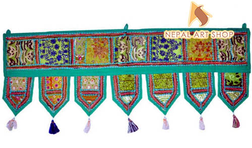 Torans, window valance, bandarwal, door topper, Window Hanging