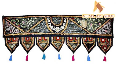 Torans, window valance, bandarwal, door topper, Window Hanging