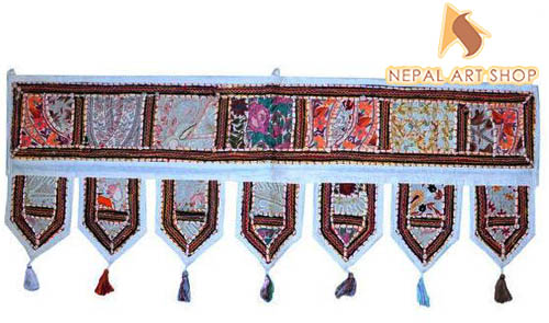 Torans, window valance, bandarwal, door topper, Window Hanging