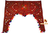 Religious Home & Decor, door valance,
window treatment, indian door hanging, vintage door hanging