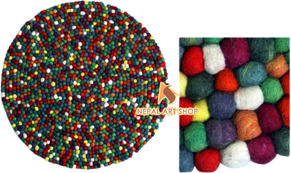 wool rugs, carpet rugs, needle felting, rug balls, rug wool, felt balls