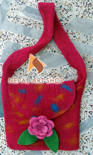 Fun Felt Crafts – Children Shoulder Bag – Wholesale Felt Kids Craft Code EFCF049 from Nepal