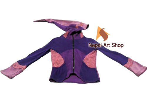 Funky Boho Inspired Knitted Jali Long Hoodie Jackets – Wholesale Nepal Garment Code NGARM041