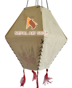 Lokta Paper Lamp Shade – Classic – Wholesale Lokta Paper Product Code LLS001