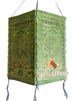 Lokta Paper Lamp Shade – Bell – Wholesale Lokta Paper Product Code LLS004