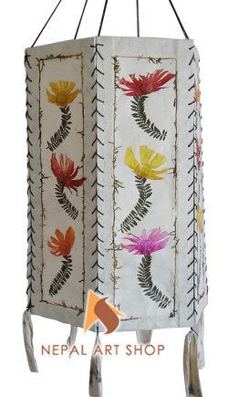 Lokta Paper Lamp Shade – Floor – Wholesale Lokta Paper Product Code LLS007