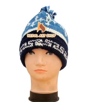 Fleece Lined Winter Cap – Wholesale Nepal Woolen Hat Code WHAT016
